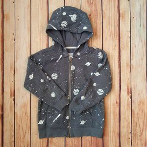 Carter's Dark Gray Zip Hoodie Size 7